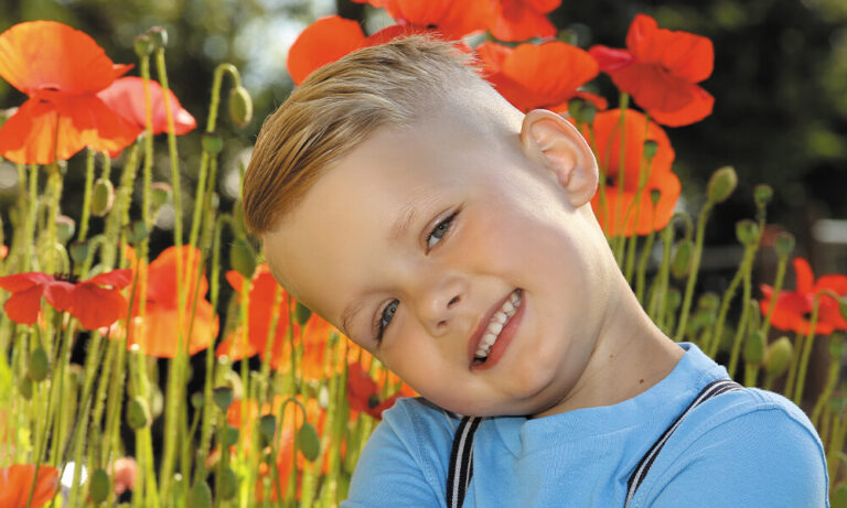 Kindergarten Bild Kind Natur Blumen