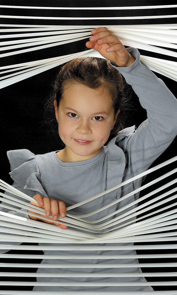 Kindergarten Bild Kind Jalousie