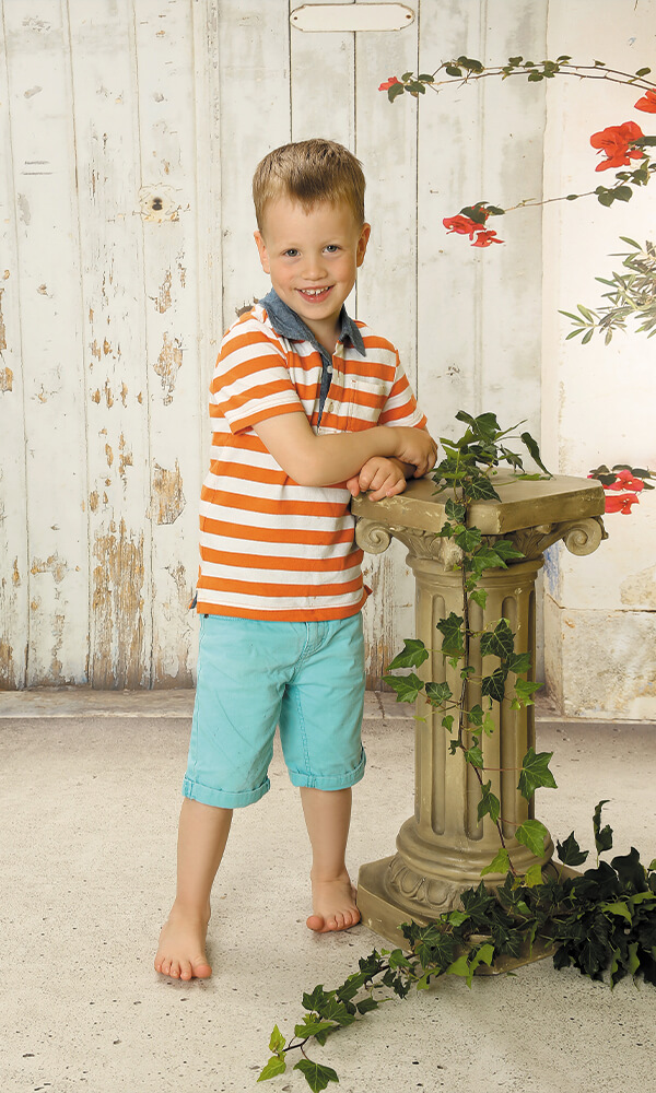 Kindergarten Bild Kind Säule